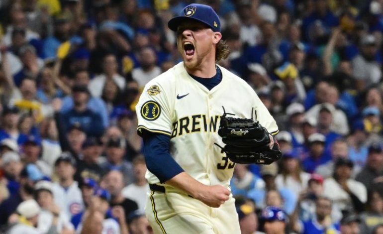  Brewers edge rival Cubs, advance to NLCS showdown with Dodgers