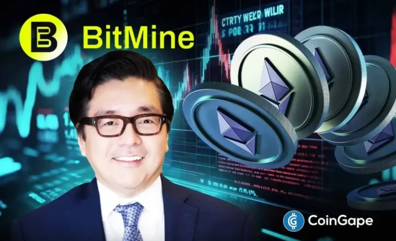  Tom Lee’s Bitmine Immersion (BMNR) Adds Another $103M ETH to its Ethereum Stash