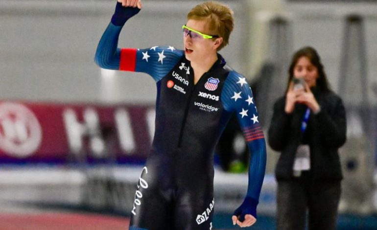  Speed skating phenom Jordan Stolz qualifies for Winter Olympics