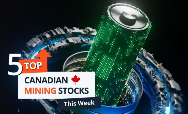 Top 5 Canadian Mining Stocks This Week: Sigma Lithium Flips the Switch with 64 Percent Gain