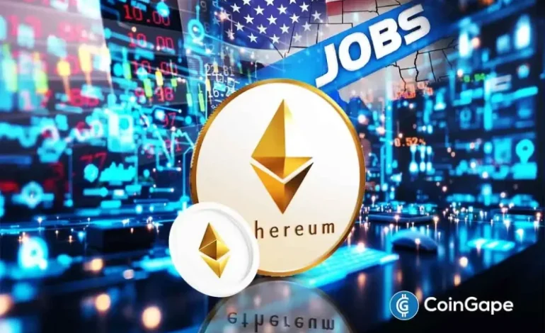  Ethereum price Drops Below $2,700 as US Jobs Data Hits Rate-Cut Hopes