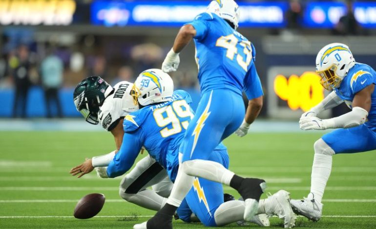  Jalen Hurts falls just short of NFL record with five turnovers