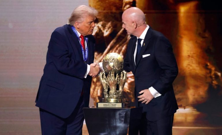  FIFA accused of breaking ethics rules after Trump gets Peace Prize