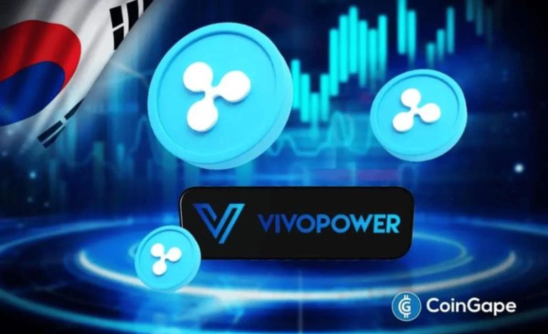  Ripple Attracts $300M Institutional Bet as VivoPower Launches Korean Investment Vehicle