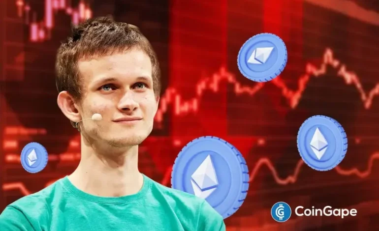  Vitalik Buterin Offloads $3.67M in ETH Amid Ethereum Price Decline