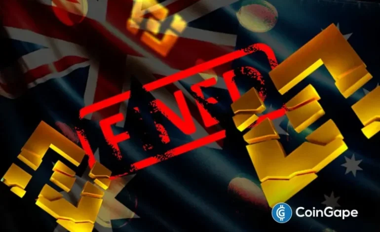  Just-In: Crypto Exchange Binance Fined $10M in Australia For Allegedly Misclassifying Users
