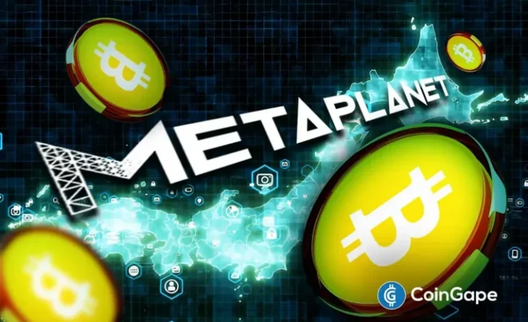  BREAKING: Metaplanet Expands Bitcoin Treasury Holdings to 40,177 BTC, Stock Slips
